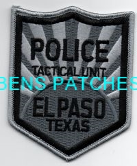 TEXAS,EL PASO POLICE TACTICAL UNIT SUBDUED